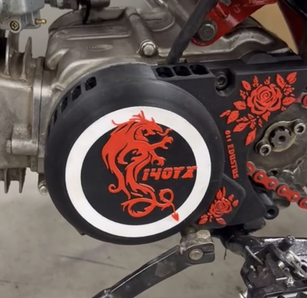 SUPER CUSTOM IGNITION COVER AM6/D50B0/Monkeytype/KTM exc125/husaberg/cr