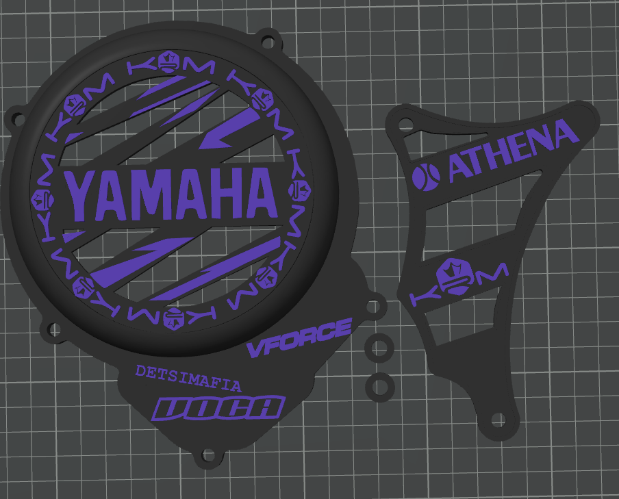 YAMAHA DT IGNITION COVER + SPROCKET COVER